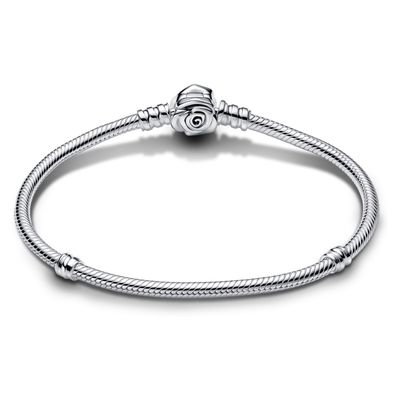 Imagen 2 del producto Brazalete Moments Cadena De Serpiente Con Cierre Rosa Floreciendo Mujer