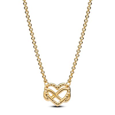 Imagen 2 del producto Collar Corazón Infinito Brillante Mujer