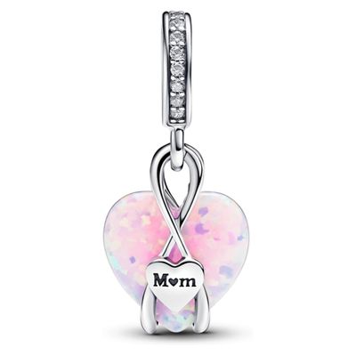 Imagen 2 del producto Colgante Corazón Opalescente De Plata Mujer