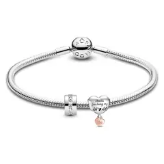 PANDORA - Pulsera Gift Set Gracias Mamá De Plata Mujer