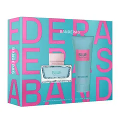 ANTONIO BANDERAS - Set Regalo Banderas Perfume Mujer Blue Seduction Woman 50Ml + Loción Corporal 75Ml