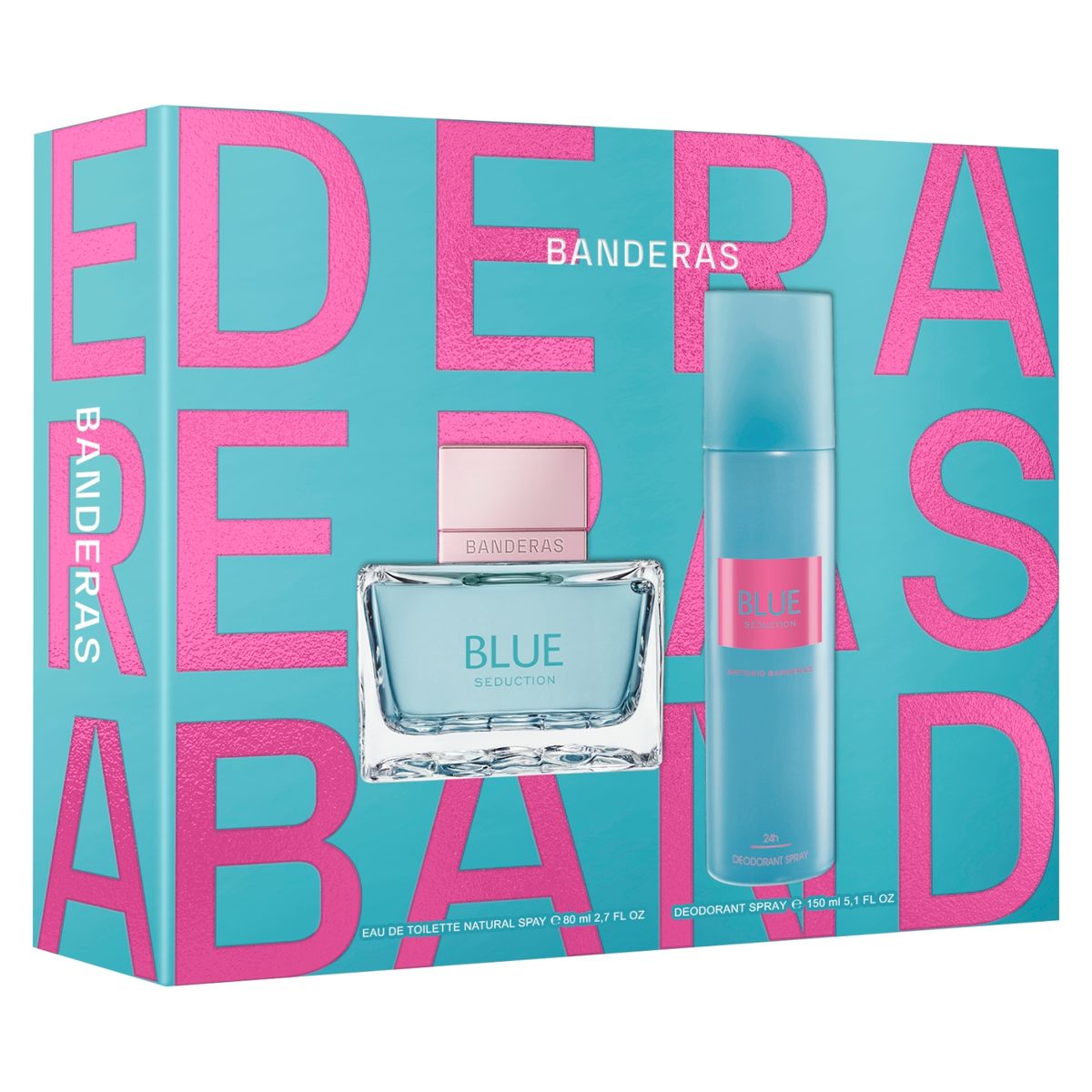 BANDERAS - Set Perfume Mujer Bsw H1 2024 80Ml Deo 150Ml Antonio Banderas
