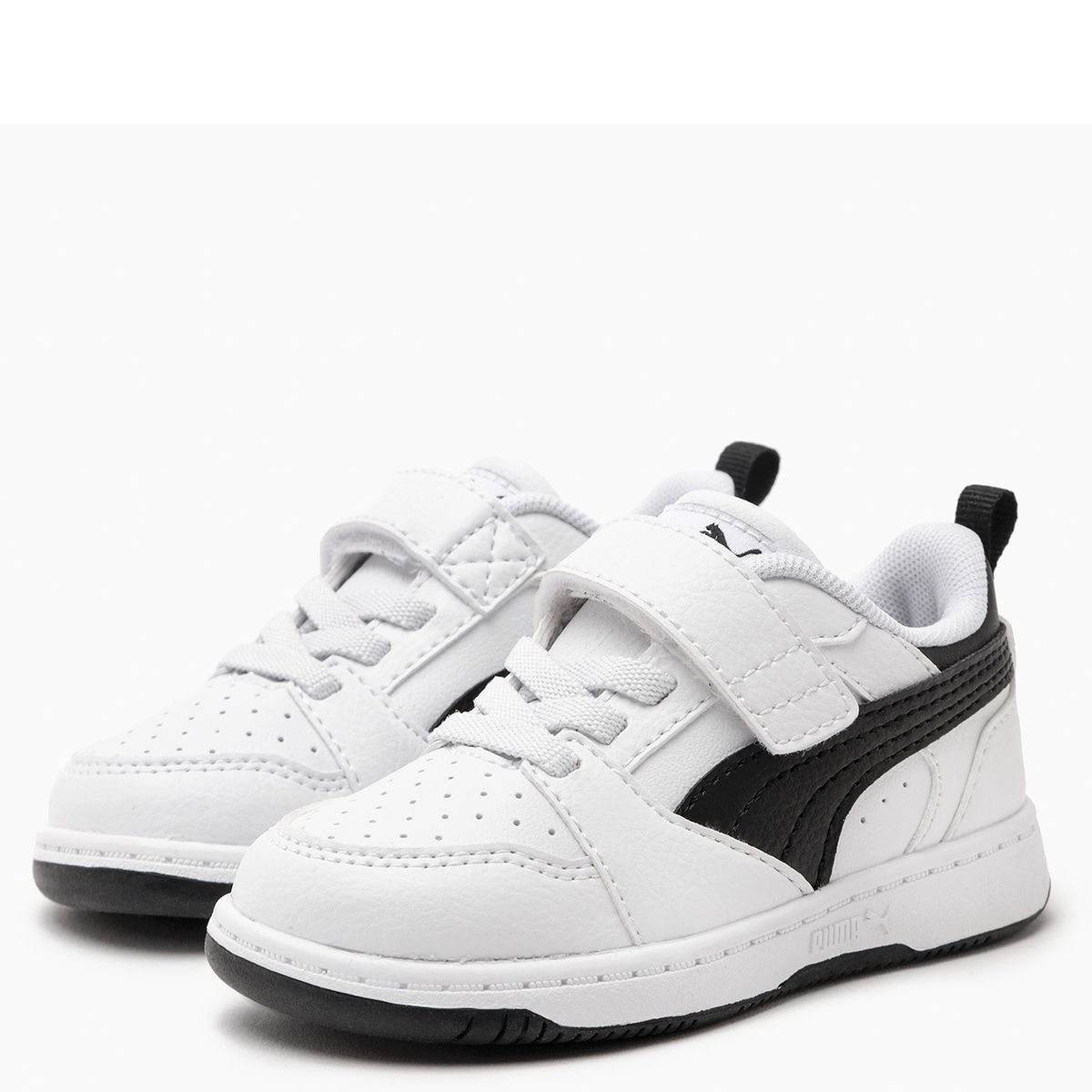 PUMA - Rebound V6 LO AC + PS Zapatilla Urbana Niño Blanco (28 a 35) Puma