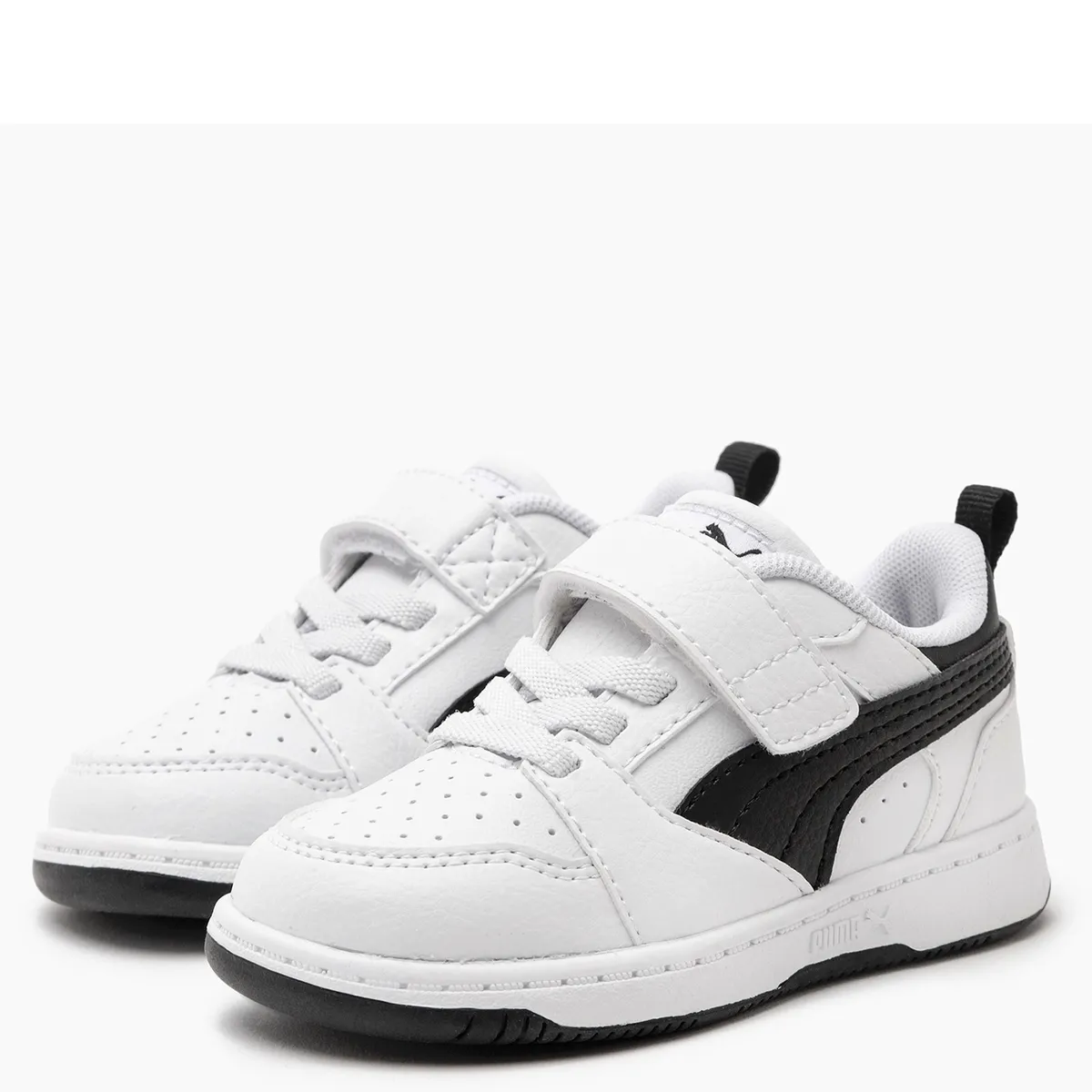 PUMA - Rebound V6 LO AC + PS Zapatilla Urbana Niño Blanco (28 a 35) Puma