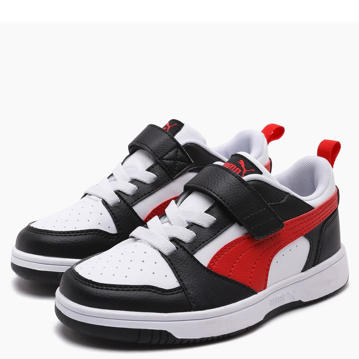 PUMA - Rebound V6 Lo Ac + Ps Zapatilla Urbana Niño Blanco (28 a 35) Puma