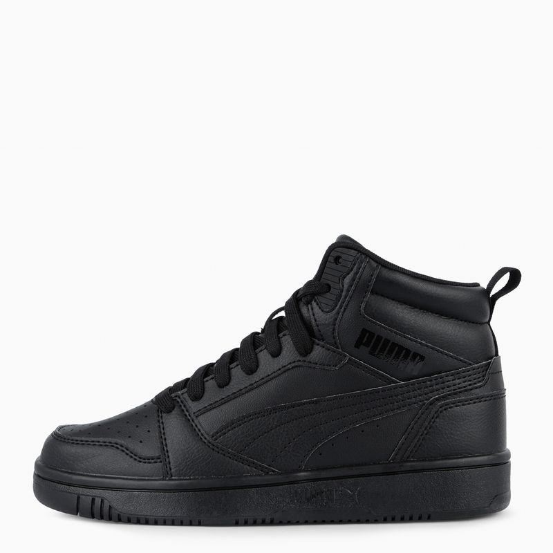 PUMA - Rebound V6 Mid Jr Zapatilla Urbana Niño Negro (35 a 38) Puma