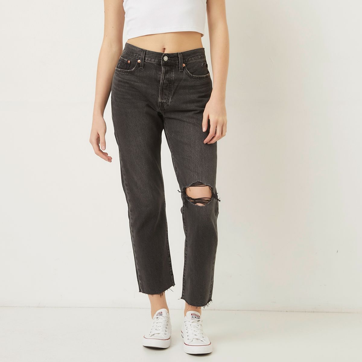 LEVIS - Jeans Straight Tiro Alto Mujer Levis