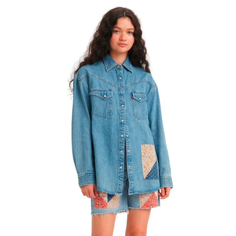 LEVIS - Blusa Manga Larga Mujer Levis