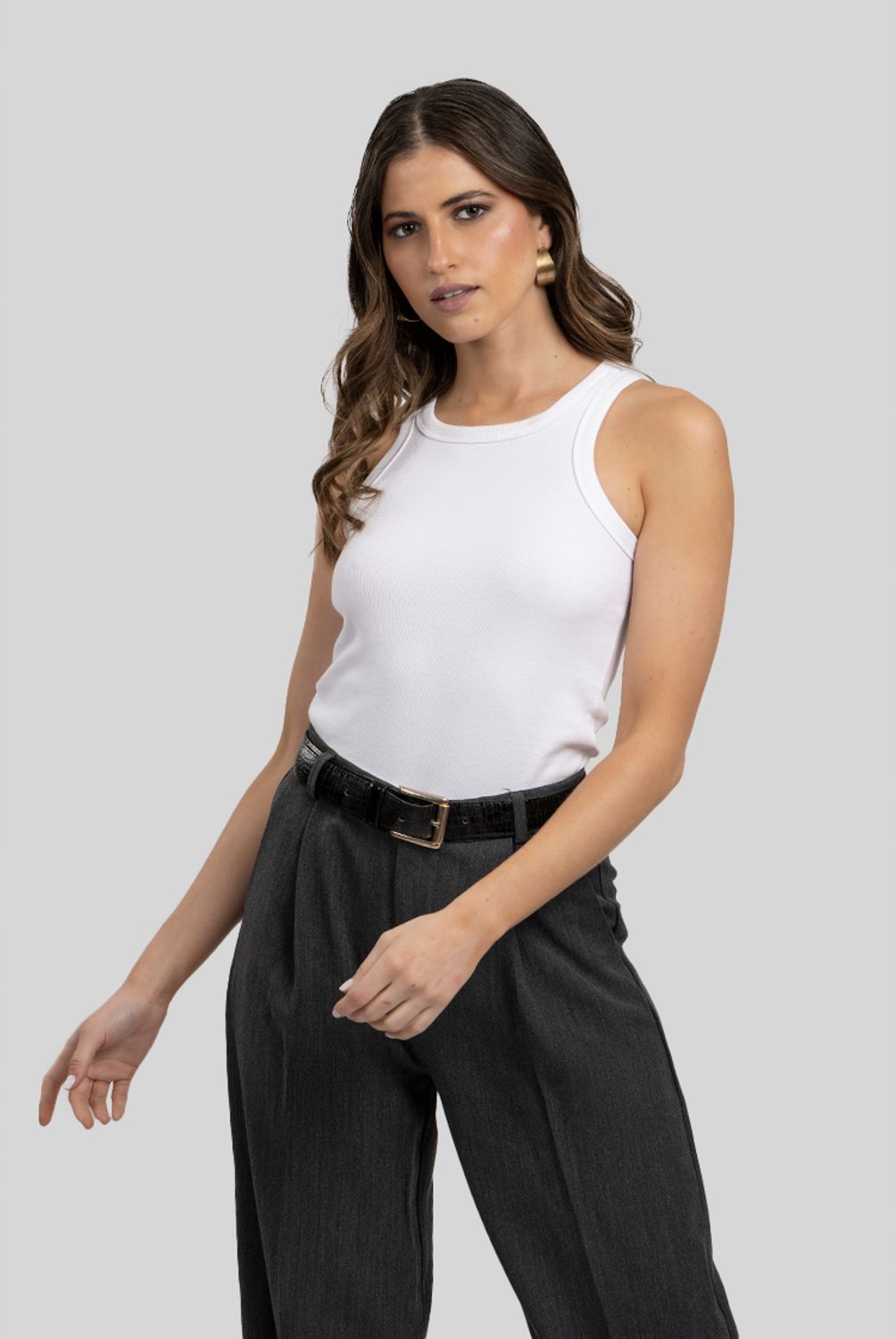 LOLITA POCKET - Polera Maru Blanco Lolita Pocket
