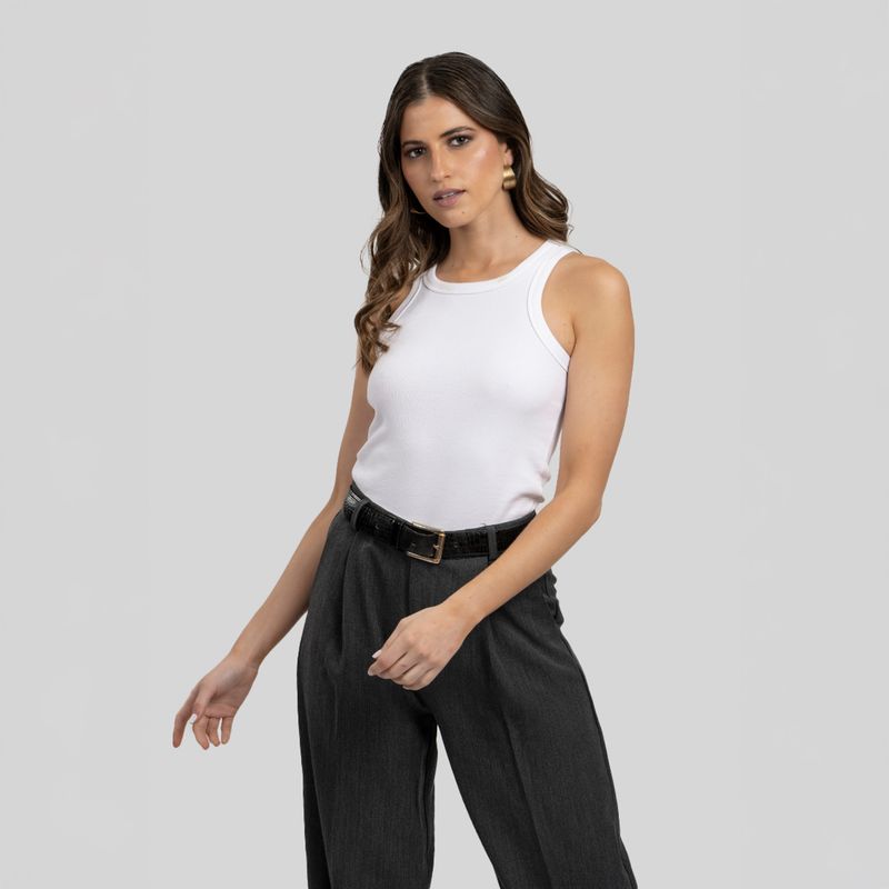 LOLITA POCKET - Polera Maru Blanco Lolita Pocket