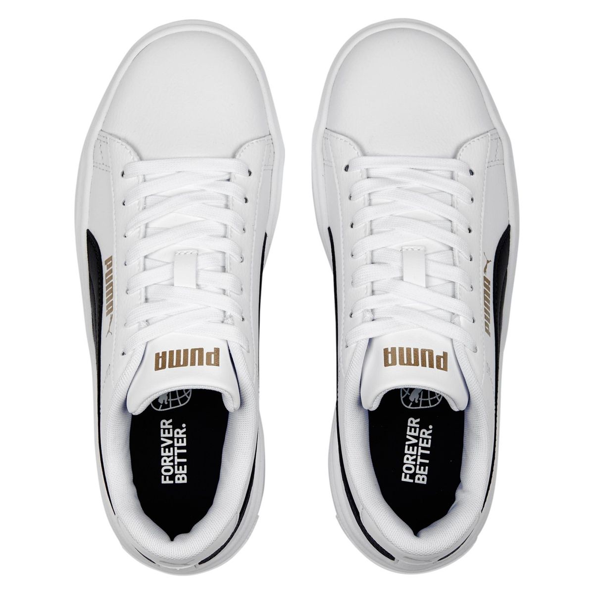 PUMA - Smash Platform V3 Zapatilla Urbana Mujer Blanco Puma