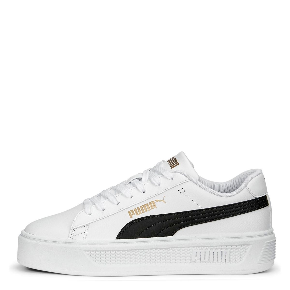 PUMA - Smash Platform V3 Zapatilla Urbana Mujer Blanco Puma