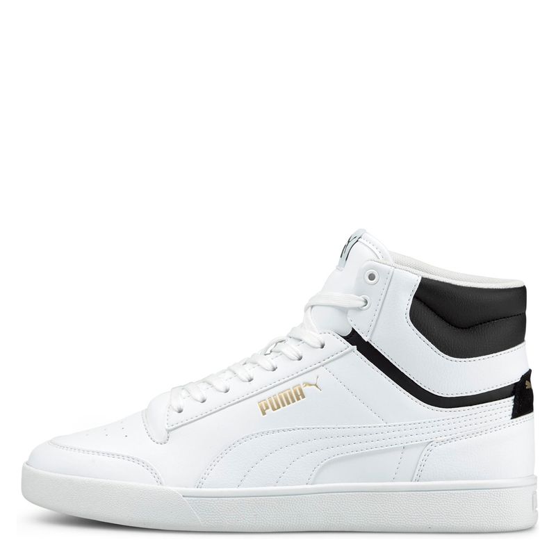 PUMA - Shuffle Mid Zapatilla Urbana Hombre Blanco Puma