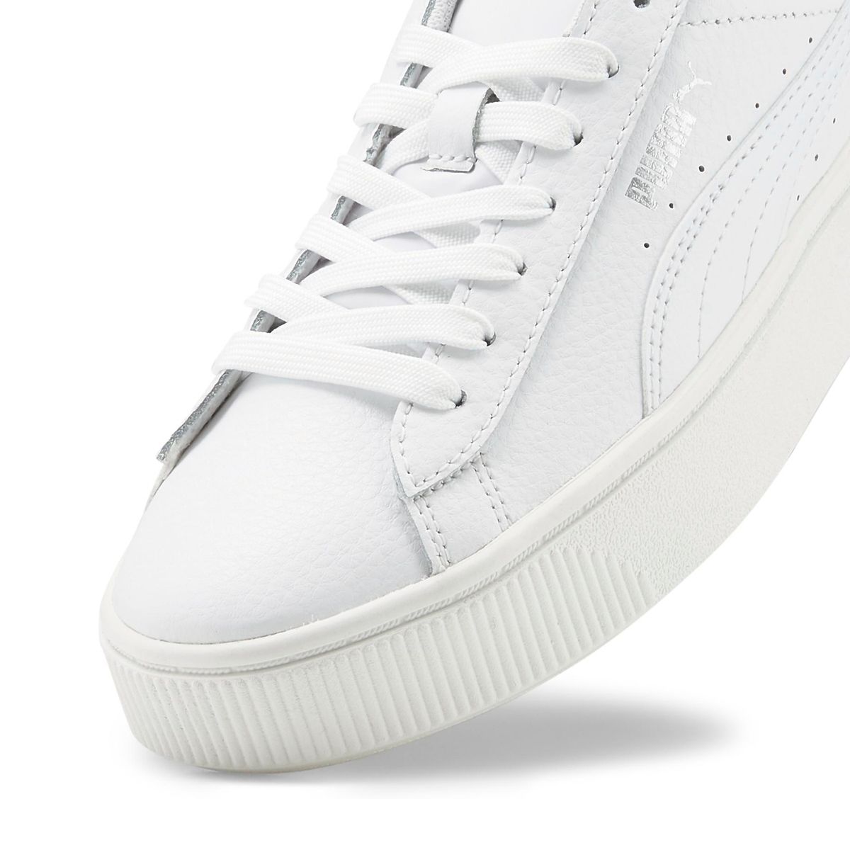 PUMA - Vikky Stacked L Zapatilla Urbana Mujer Blanco Puma