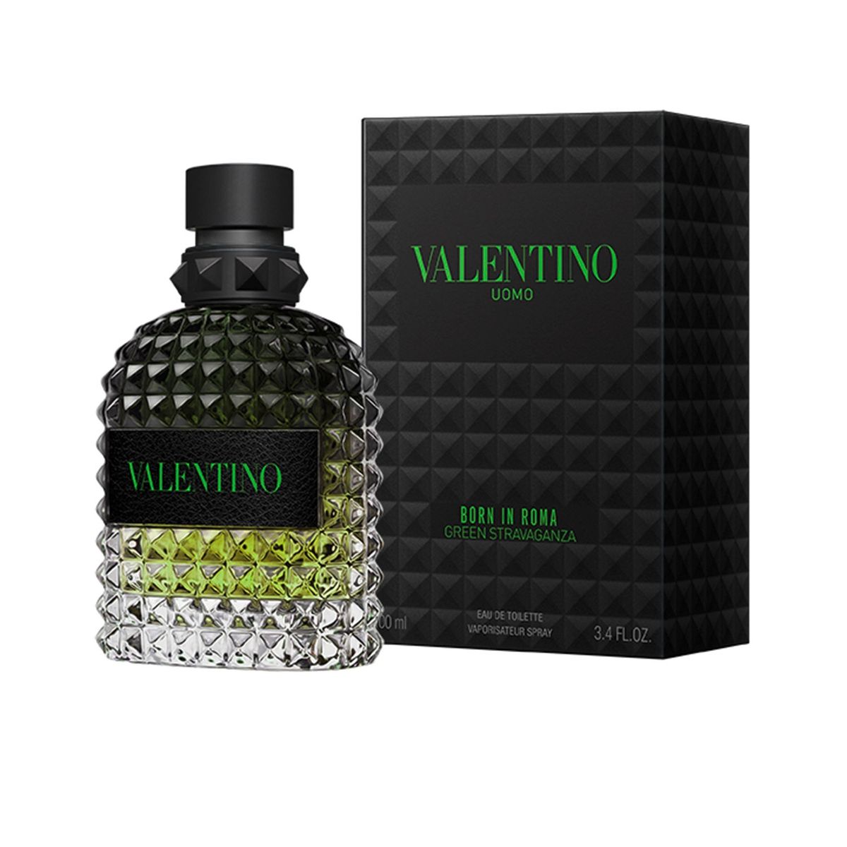 VALENTINO - Perfume Hombre Born In Roma Green Stravaganza Edt 100 Ml Valentino