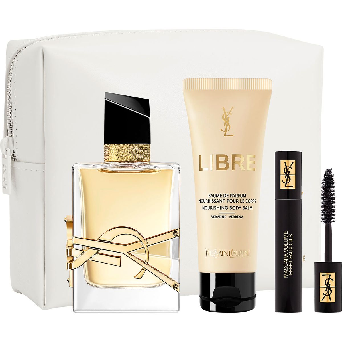 YVES SAINT LAURENT - Set Perfume Mujer Libre EDP 50ml + Crema Corporal 50ml + Mini Mascara volume Effet Faux Cils Yves Saint Laurent