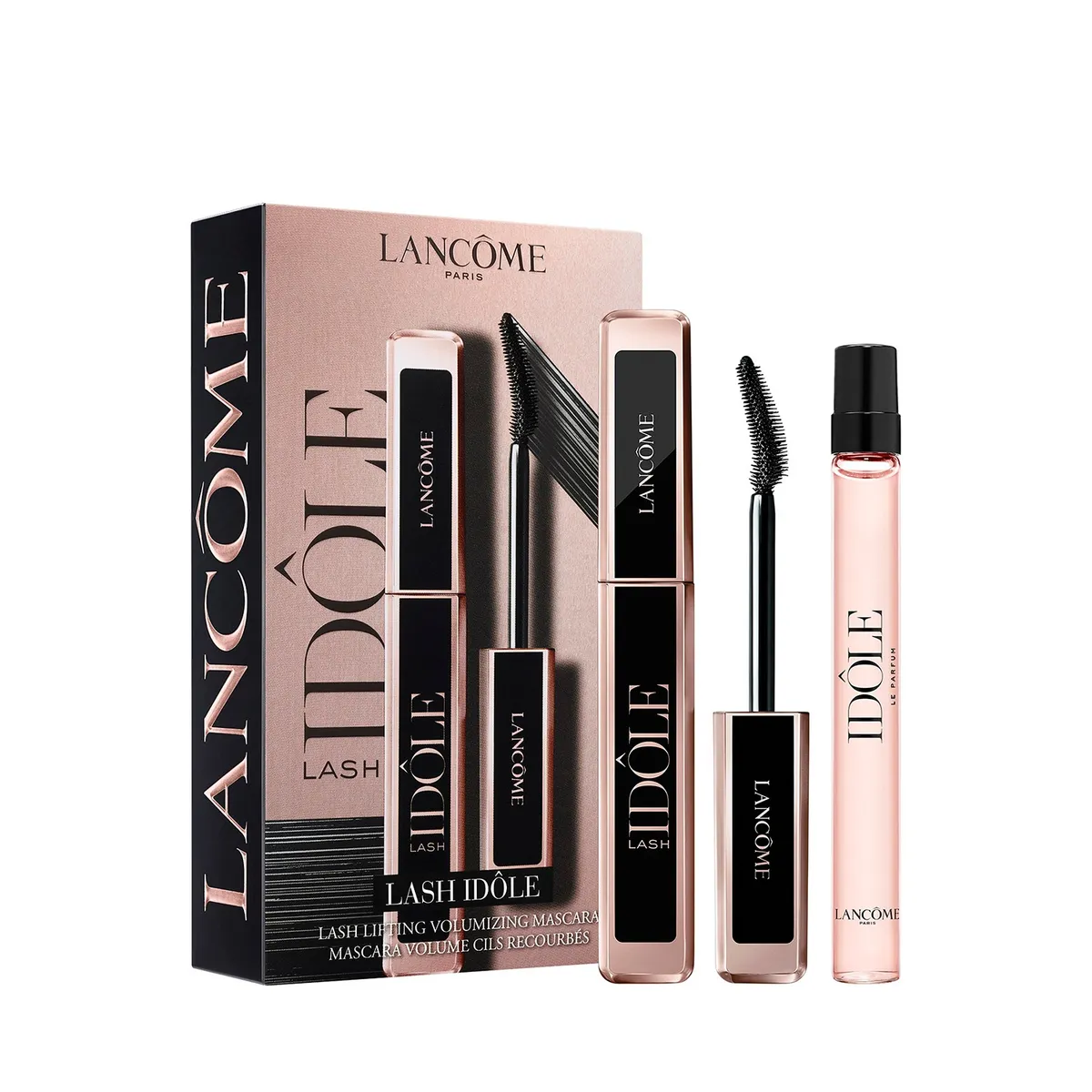LANCOME - Set Máscara De Pestañas Lash Idole + Perfume Idole Edp 10 Ml Lancome