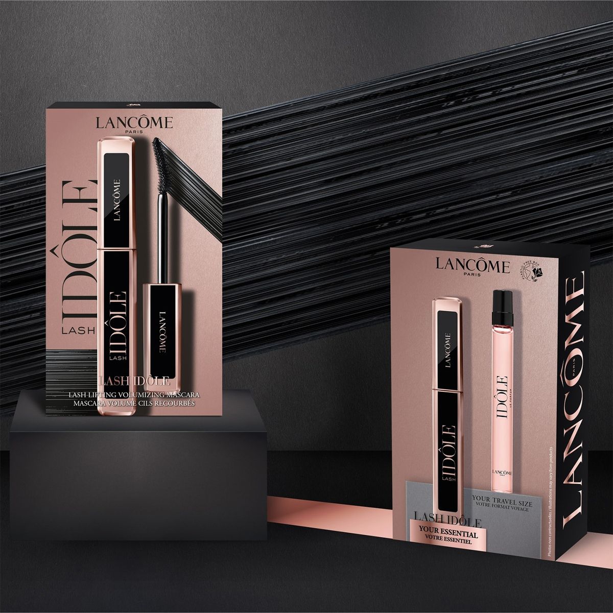 LANCOME - Set Máscara De Pestañas Lash Idole + Perfume Idole Edp 10 Ml Lancome
