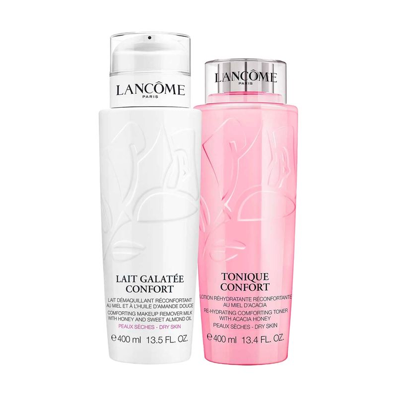 LANCOME - Set Leche De Limpieza Confort  400 Ml + Tónico Confort 400 Ml Lancome