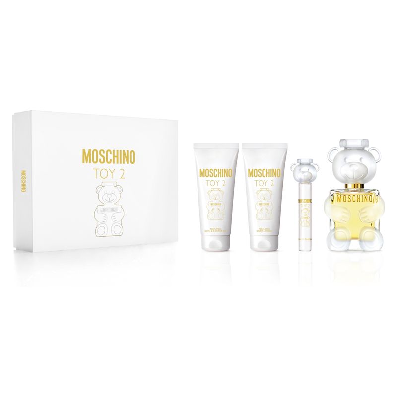 MOSCHINO - Set Perfume Toy 2 EDP 100 ml+ Shower Gel 100 ml +Body Lotion 100 ml + travel spray 10 ml