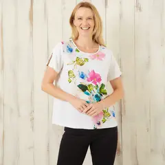 S COCCI - Blusa Manga Corta Lino Mujer