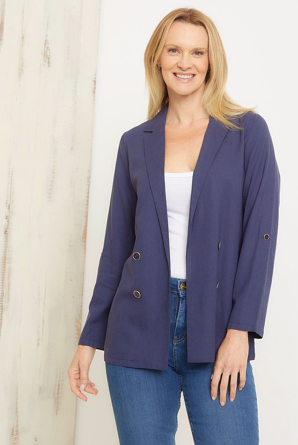 S COCCI - Blazer Lino Mujer S Cocci