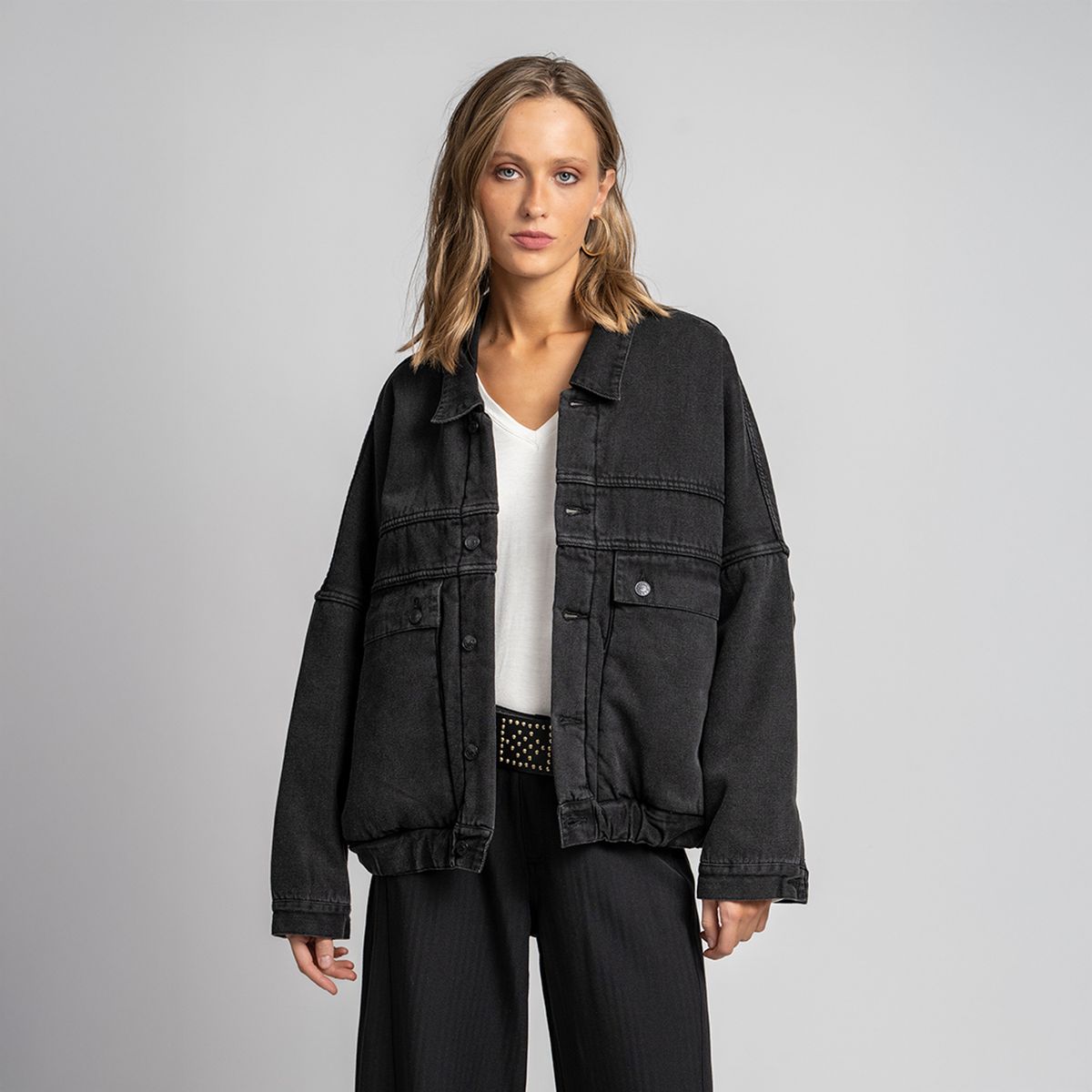 LOLITA POCKET - Chaqueta Tana Negro Lolita Pocket