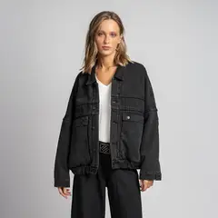 LOLITA POCKET - Chaqueta Tana Negro