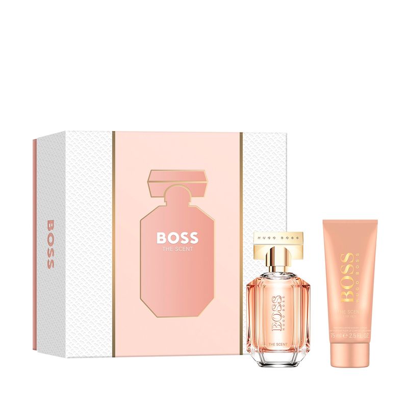 HUGO BOSS - Set Perfume Mujer The Scent Eau de Parfum 50 Ml + Hand & Body Lotion 75 Ml