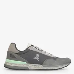 SCALPERS - Calavera Lateral Zapatilla Urbana Hombre Gris