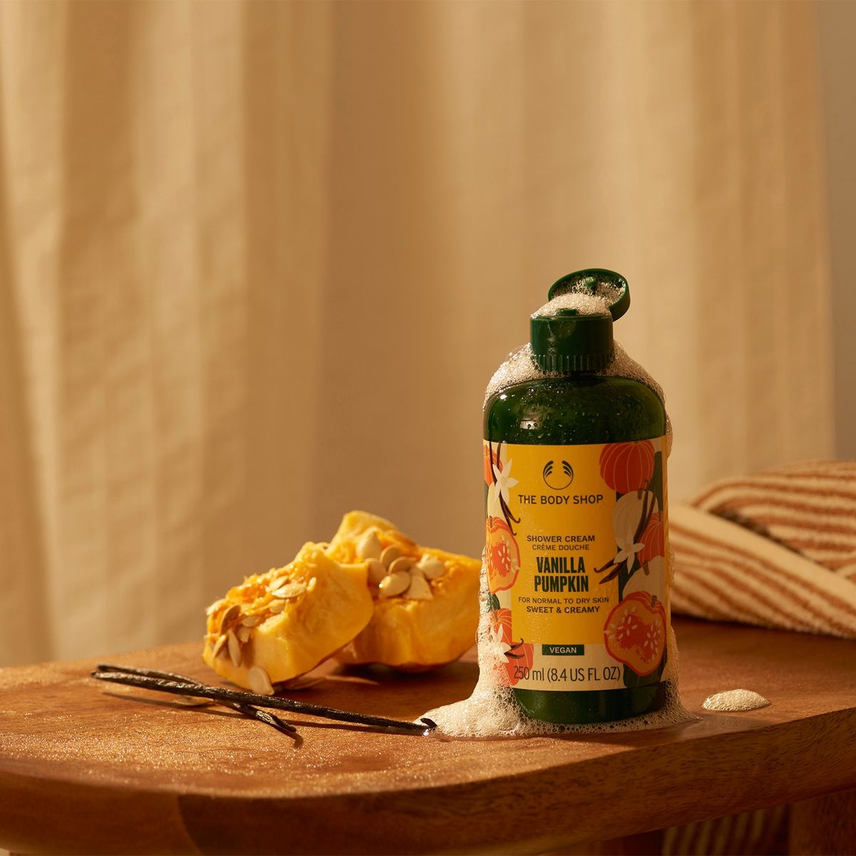 THE BODY SHOP - Shower Cream Vnlla Pmpkn 250Ml 2023 A0X The Body Shop