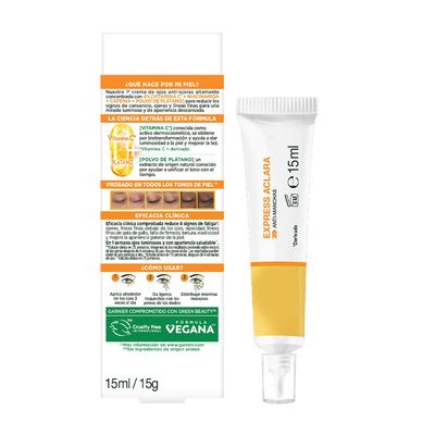 Imagen 2 del producto Crema De Ojos Anti-Ojeras Express Aclara 15Ml Skin Natural Face