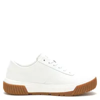 Zapatilla Urbana Mujer Cuero Blanco