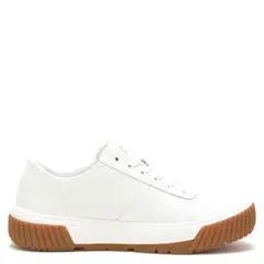 CAT - Zapatilla Urbana Mujer Cuero Blanco