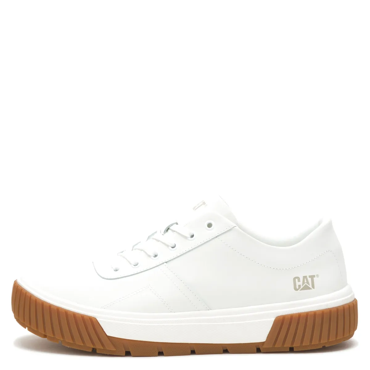 CAT - Zapatilla Urbana Mujer Cuero Blanco Cat