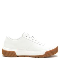 Zapatilla Urbana Mujer Cuero Blanco