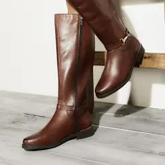 GACEL - Bota Mujer Cuero Café