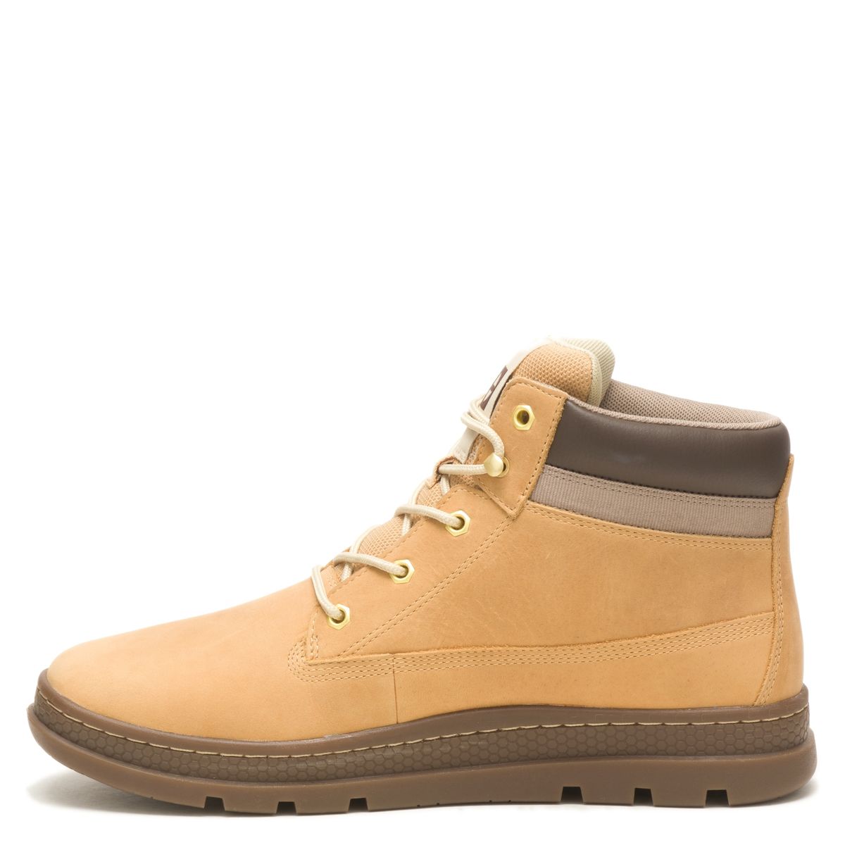 CAT - Zapatilla Urbana Hombre Cuero Beige Cat