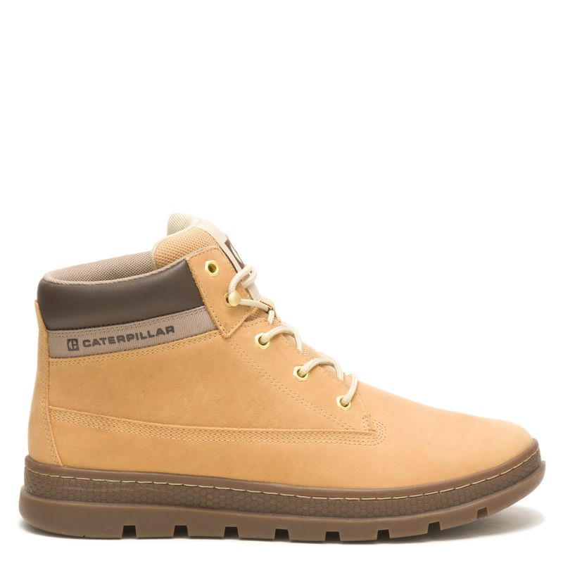 CAT - Zapatilla Urbana Hombre Cuero Beige Cat
