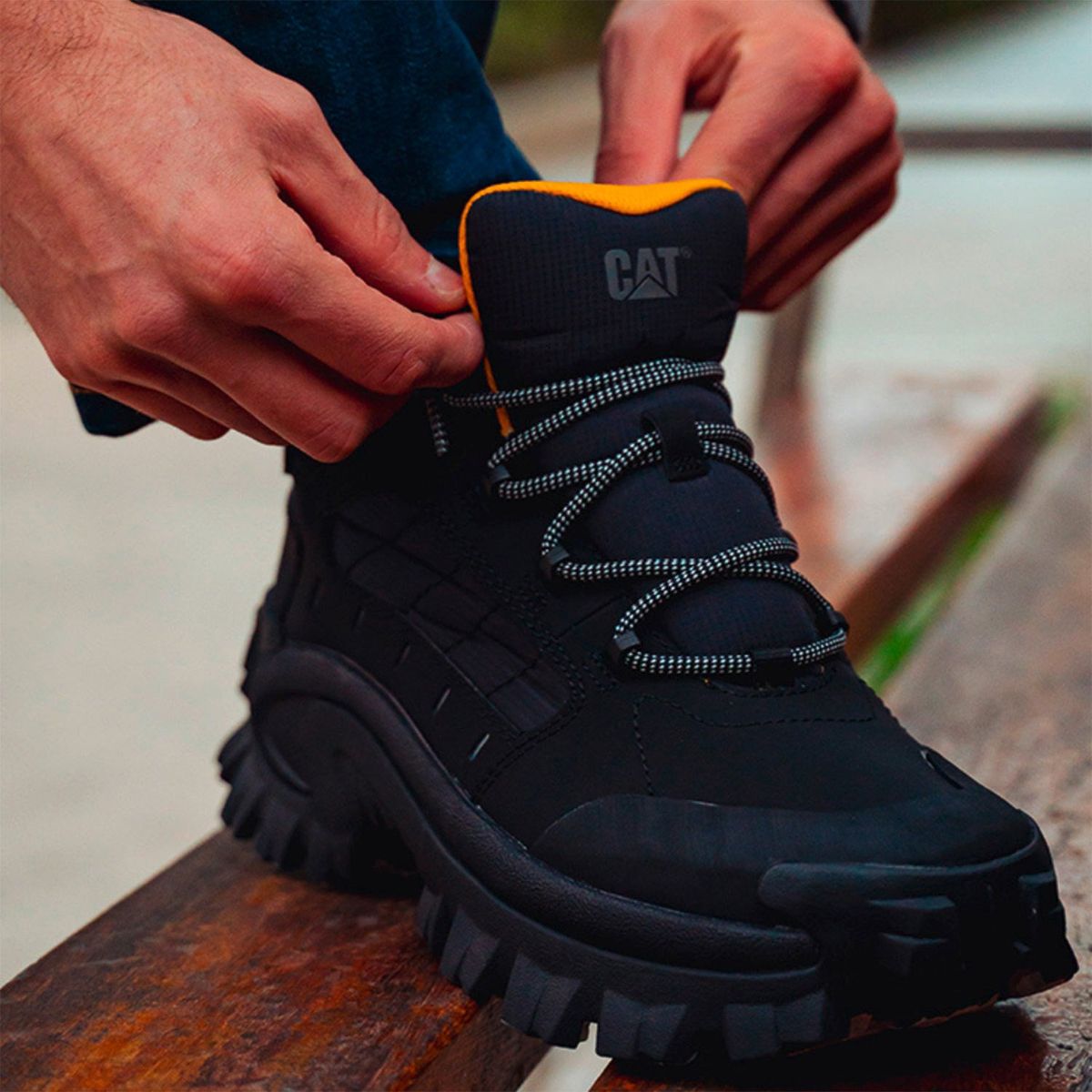 CAT - Zapatilla Urbana Hombre Negro Cat