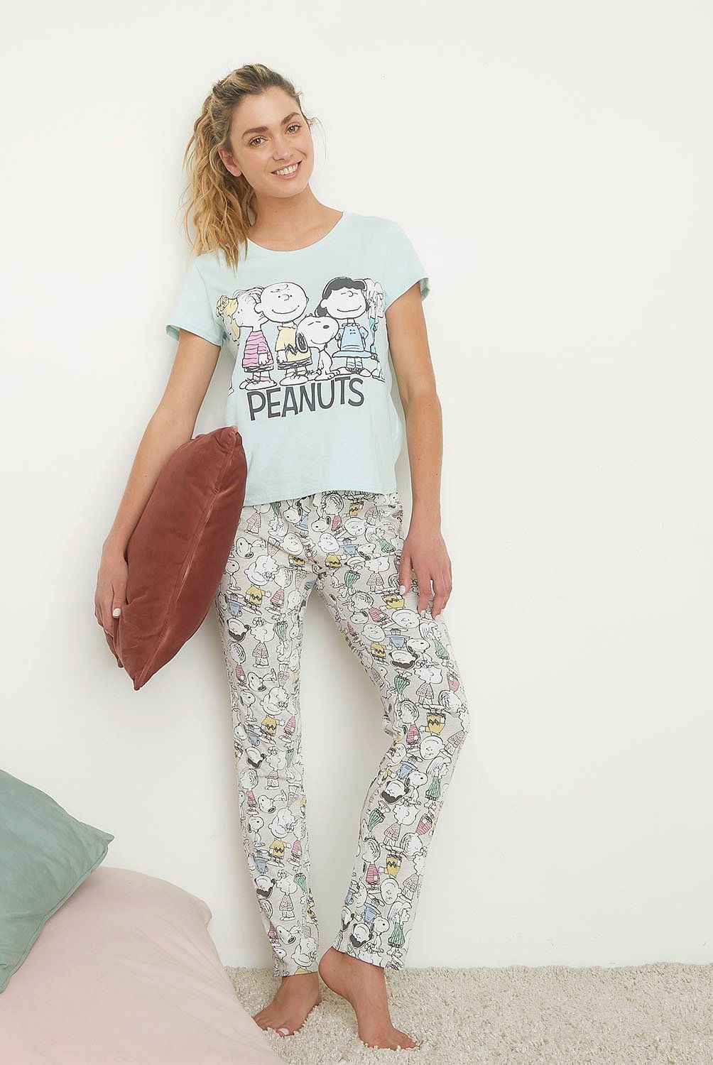 SNOOPY - Conjunto Pijama Mujer Snoopy