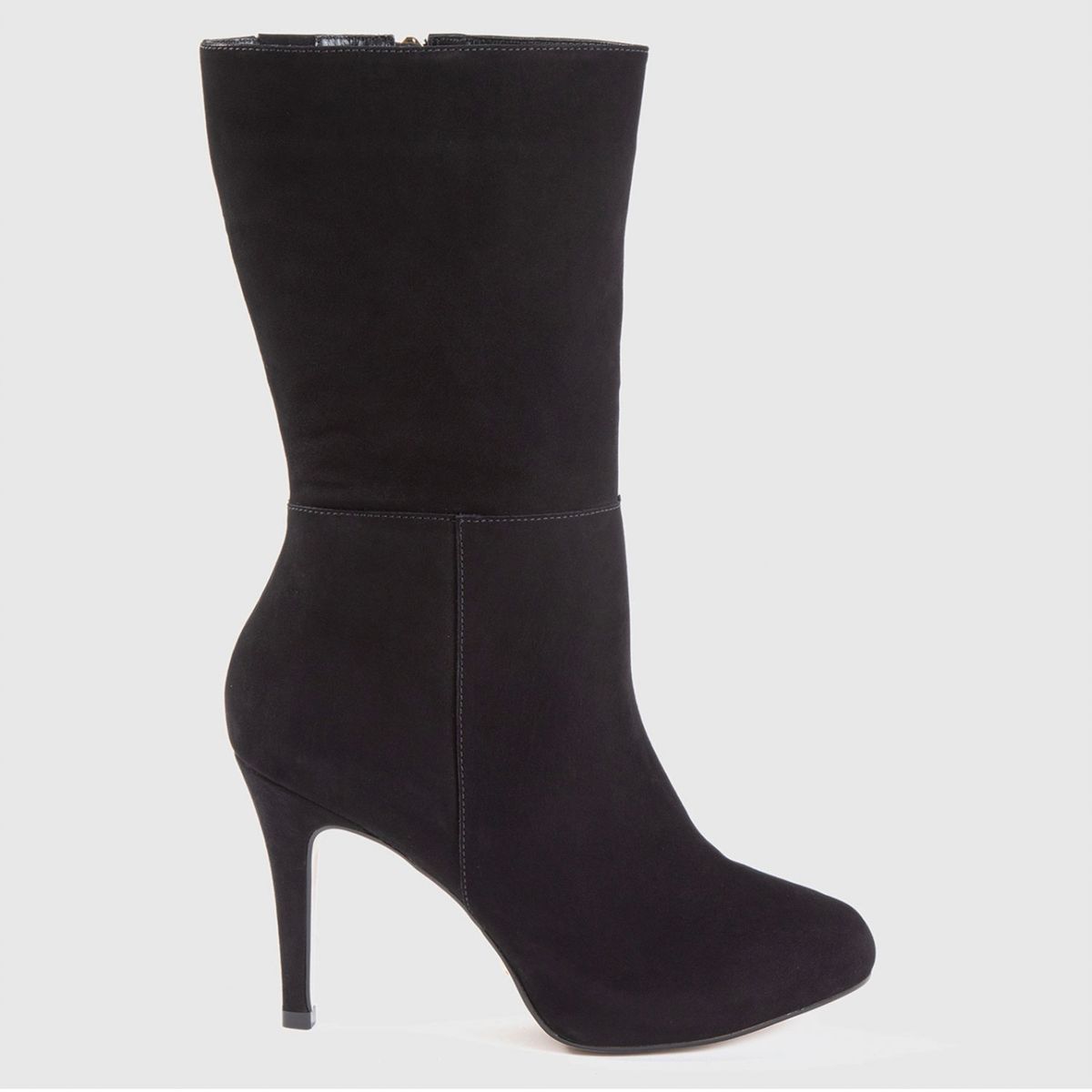 GACEL - Bota Mujer Cuero Negro Gacel