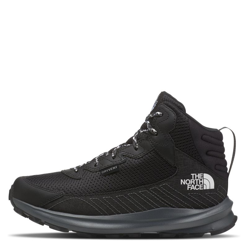 THE NORTH FACE - Youth Fastpack Hr Mid Wp Kx7 Zapatilla Outdoor Unisex Niño Impermeable Negro (31 a 38) The North Face