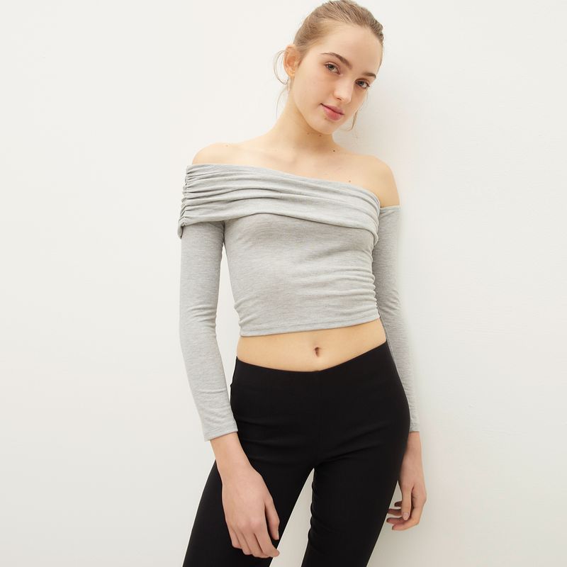SYBILLA - Polera Mujer Sybilla Hombros Descubiertos