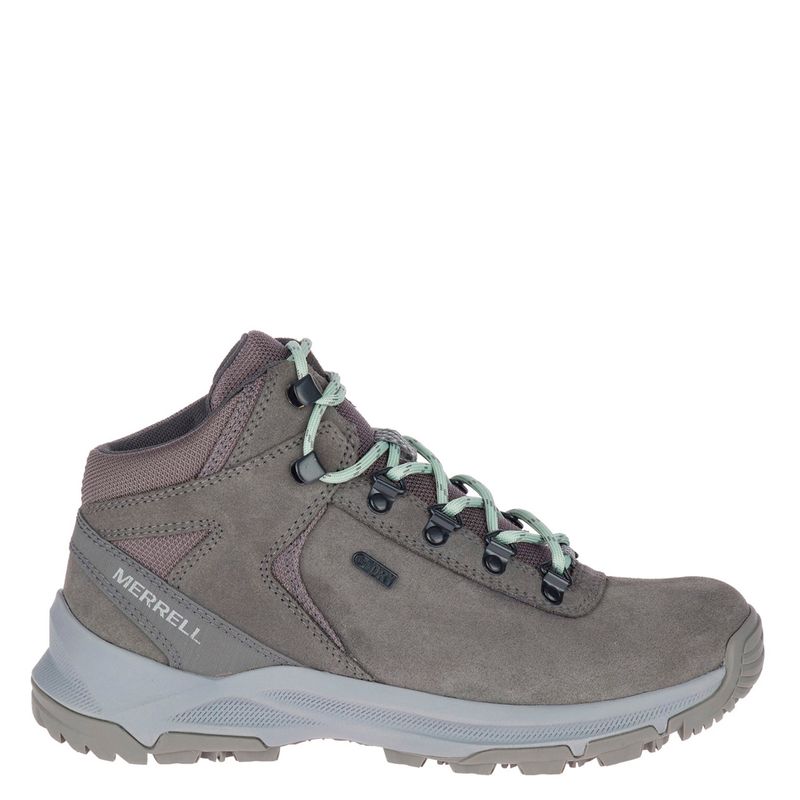 MERRELL - Zapatilla Outdoor Mujer Cuero Gris Merrell