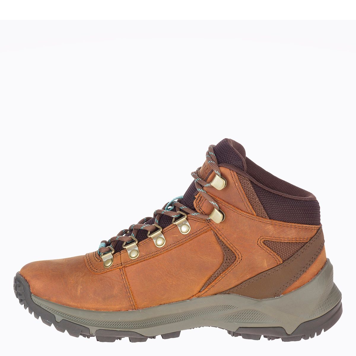 MERRELL - Zapatilla Outdoor Mujer Cuero Café Merrell