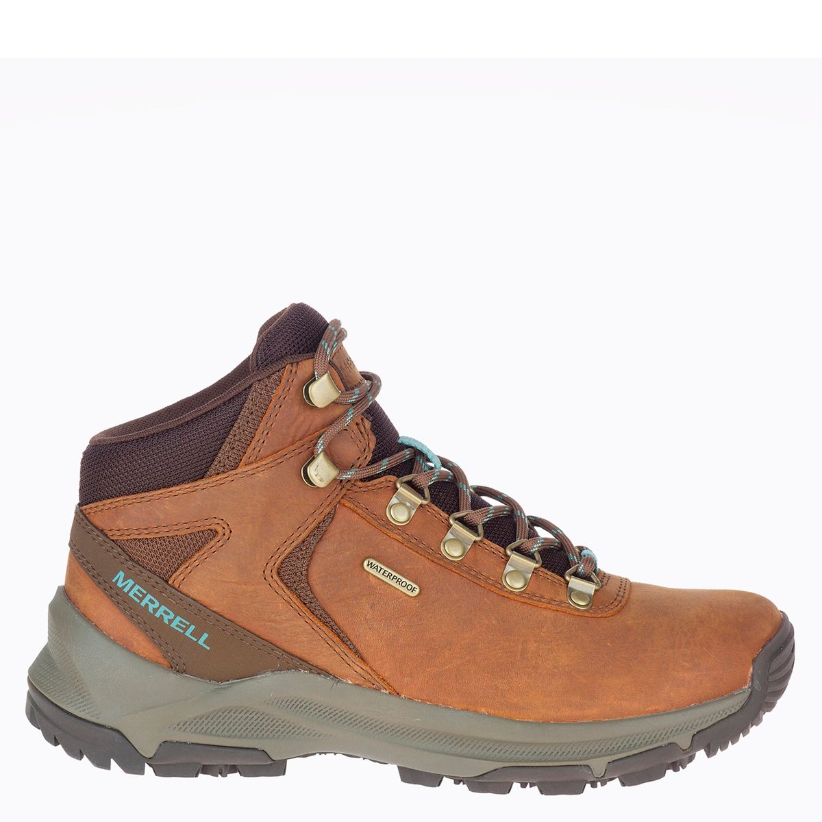 MERRELL - Zapatilla Outdoor Mujer Cuero Café Merrell