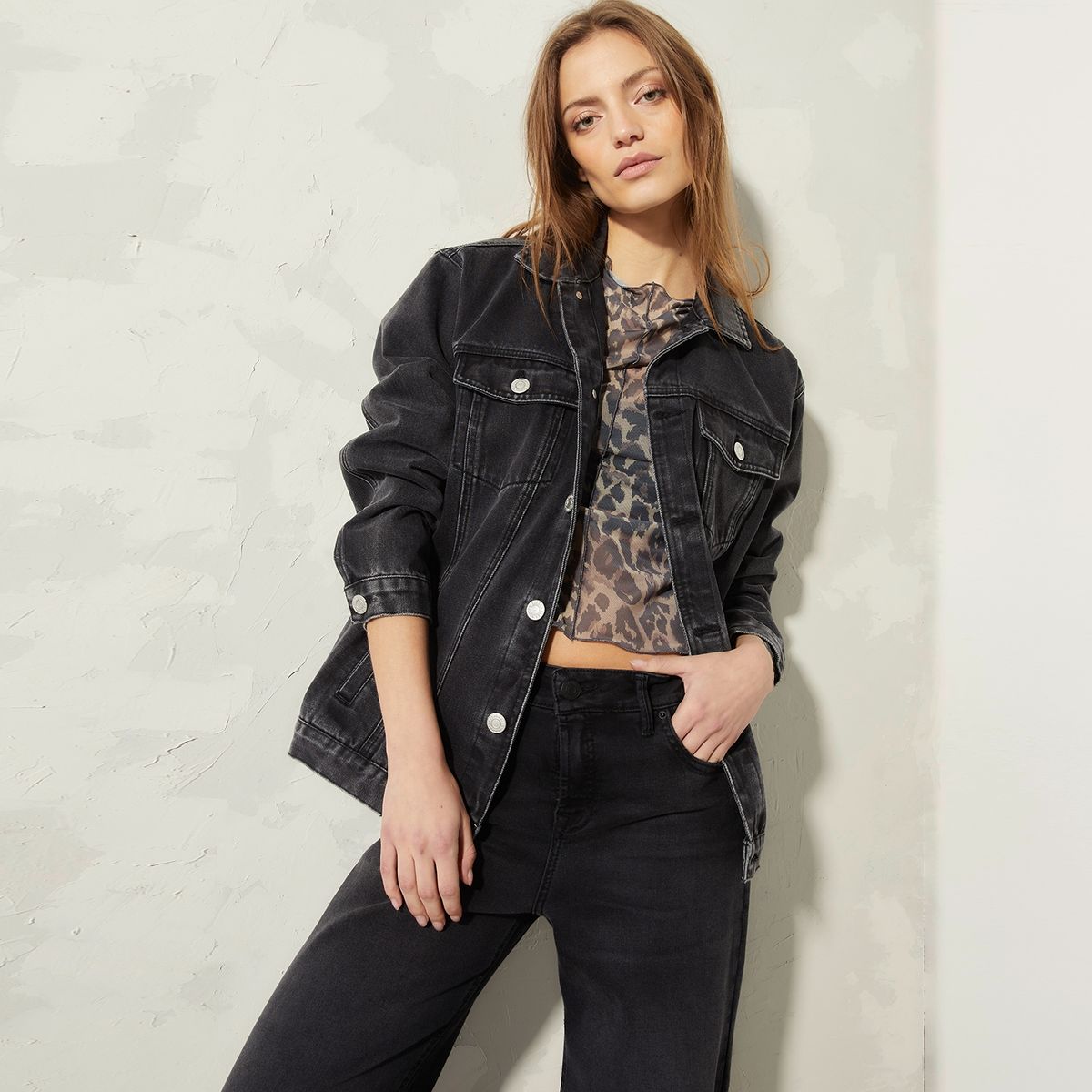 AMERICANINO - Chaqueta Jeans Mujer Americanino