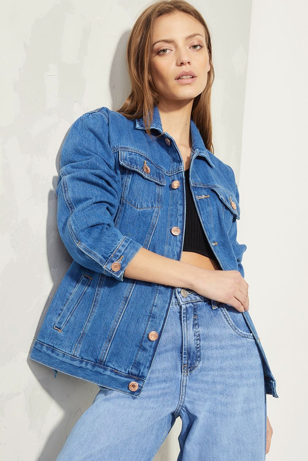 AMERICANINO - Chaqueta Jeans Mujer Americanino