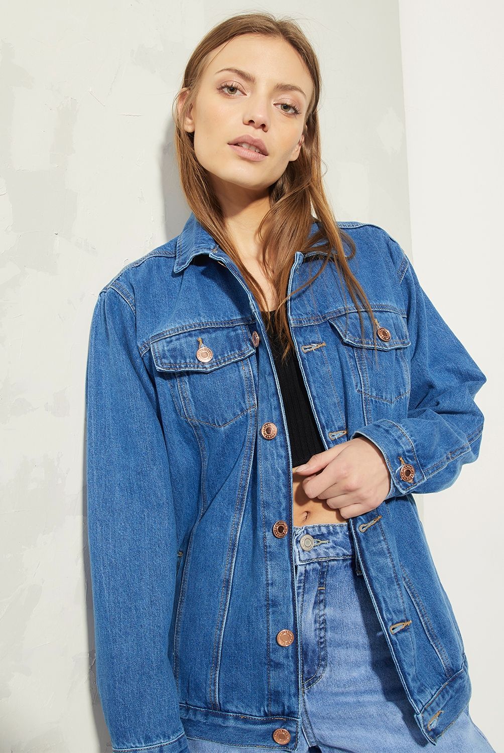AMERICANINO - Chaqueta Jeans Mujer Americanino